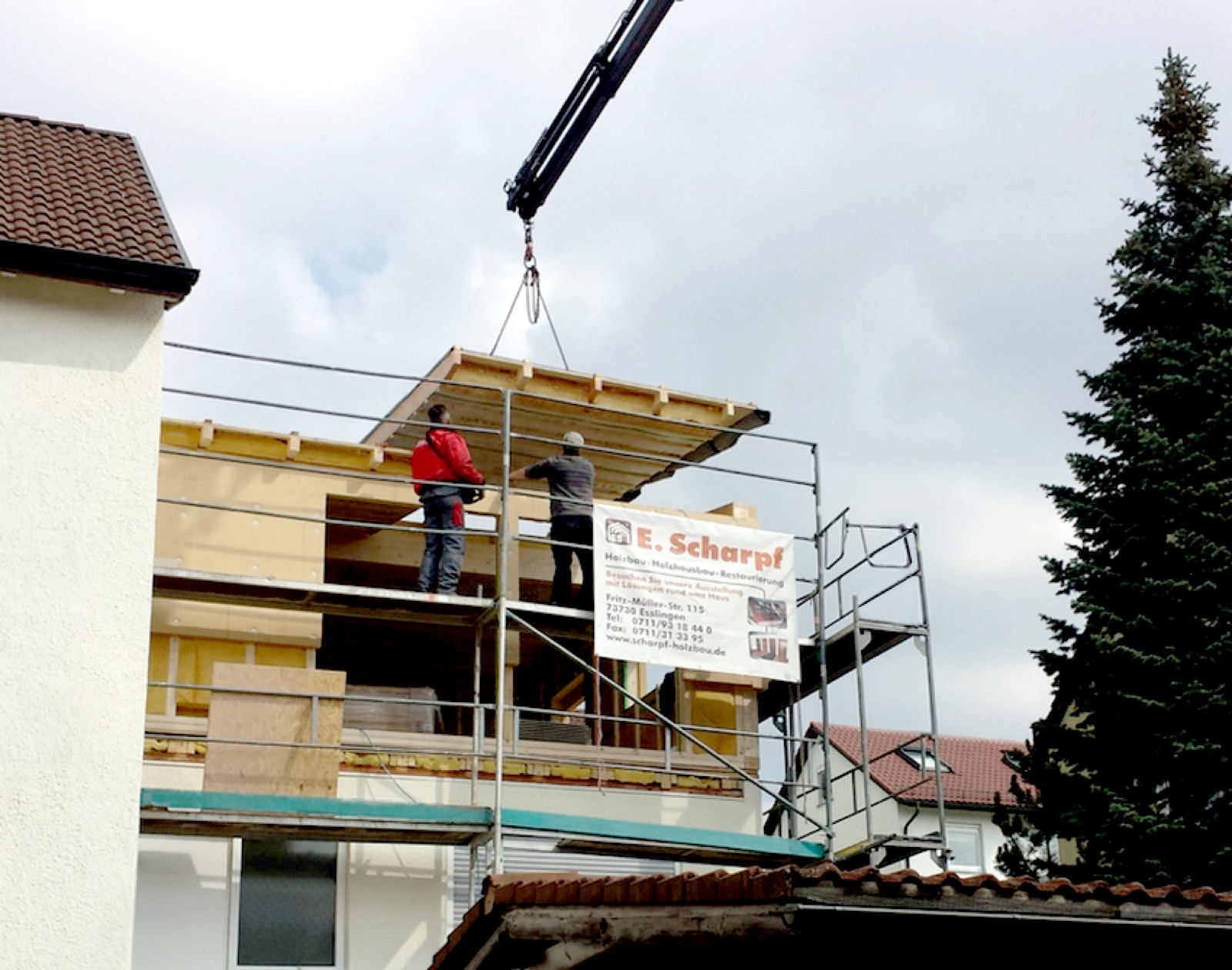 Aufstockung in Holzbauweise