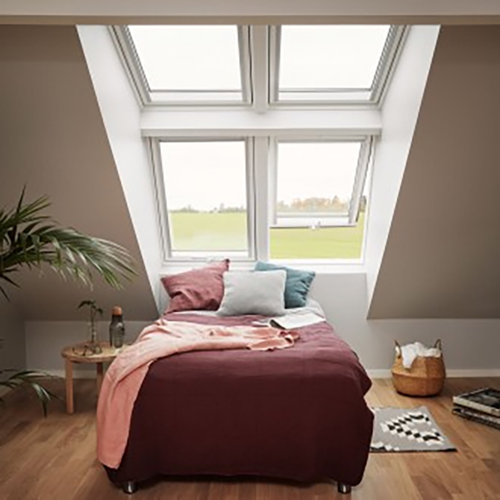 VELUX Panorama Dachfenster von innen